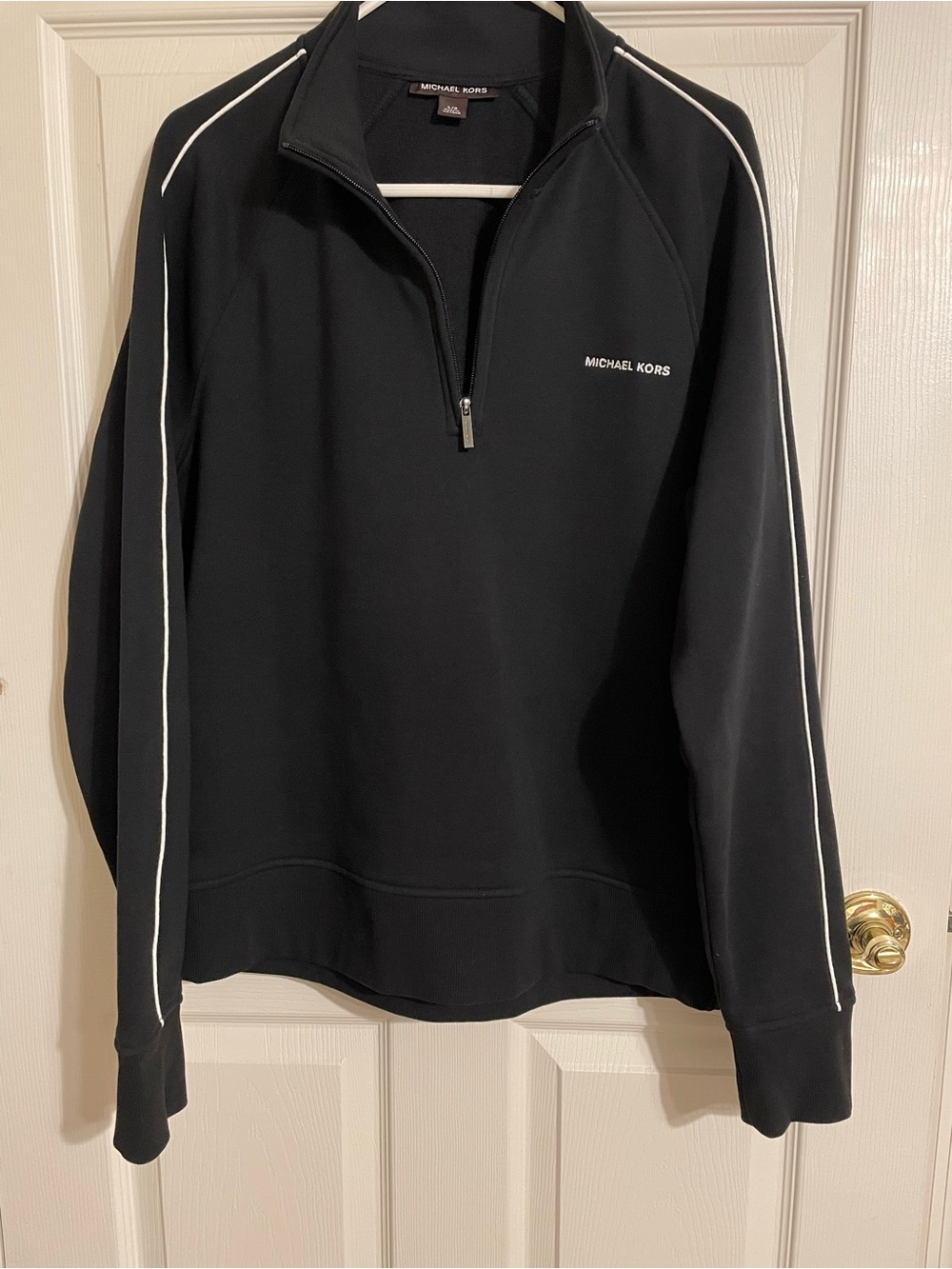 Michael Kors half zip women’s sweatshirt, large